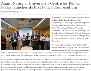 Anant-National-University’s-Centre-for-Public-Policy-launches-its-first-Policy-Compendium